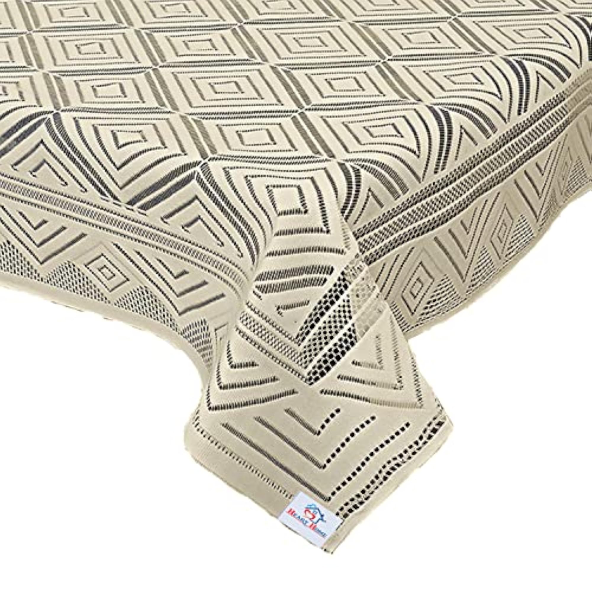 Argyle Printed Decorative 4 Seater Cotton Center Table Cover
